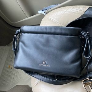 🆕MK XS Lina Faux Leather Drawstring Crossbody